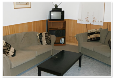 interior of one of our cabins