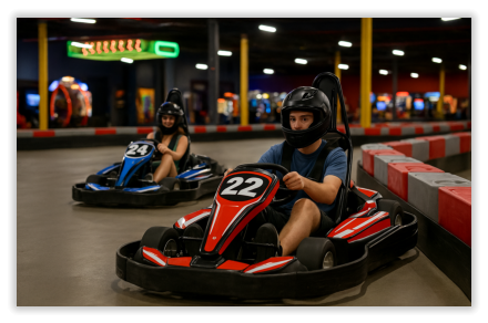 high voltage indoor karting