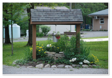 wishing well on our property