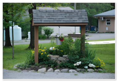 wishing well at green valley campground